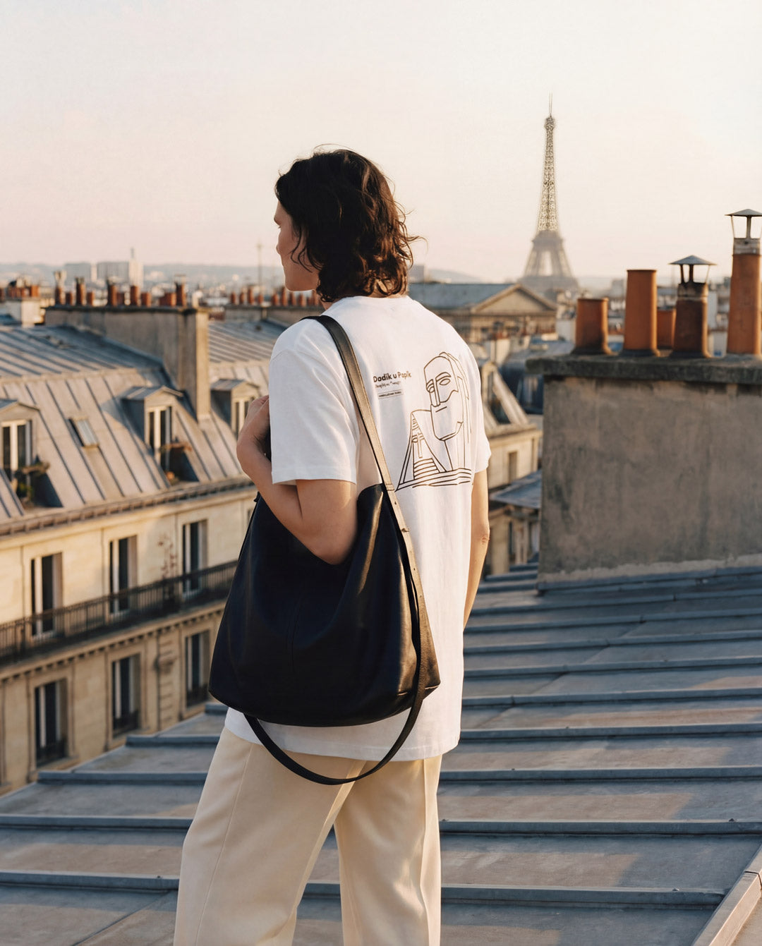 T-shirt arménien premium avec design Dadik u Papik