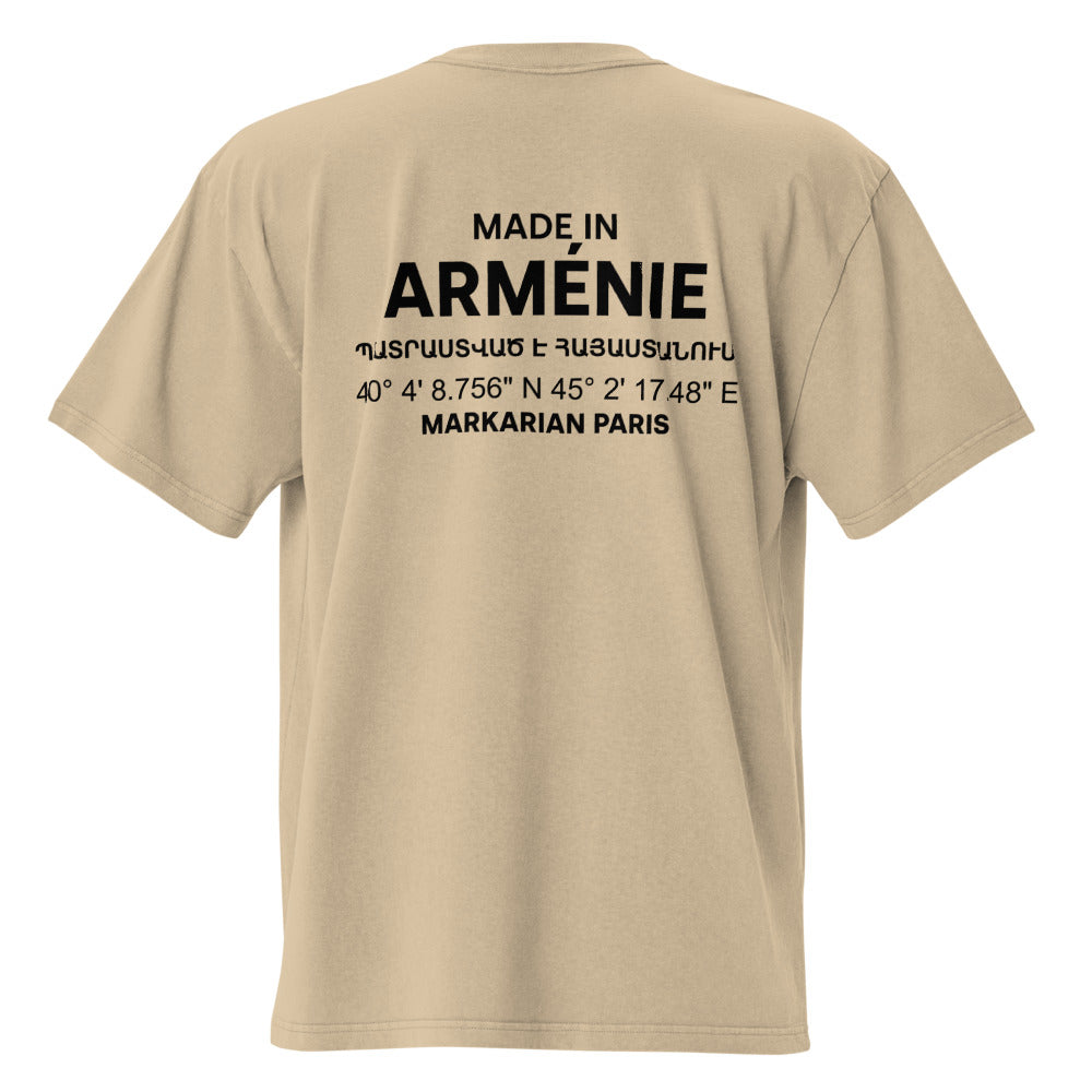 Tshirt Oversize Made in Arménie khaki