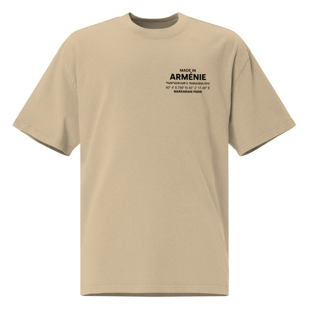 Tshirt Oversize Made in Arménie khaki