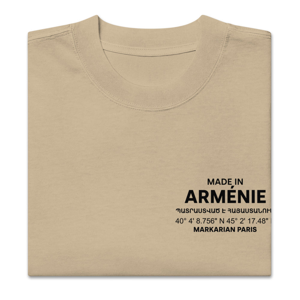 Tshirt Oversize Made in Arménie khaki